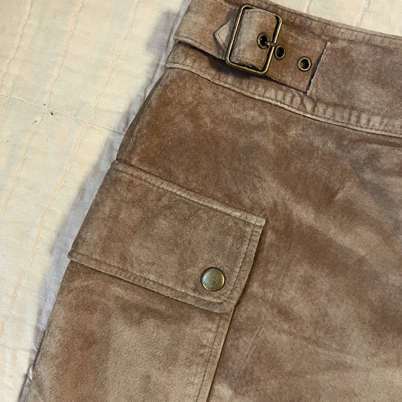 Ann Taylor Loft suede mini skirt - Picture 2 of 4